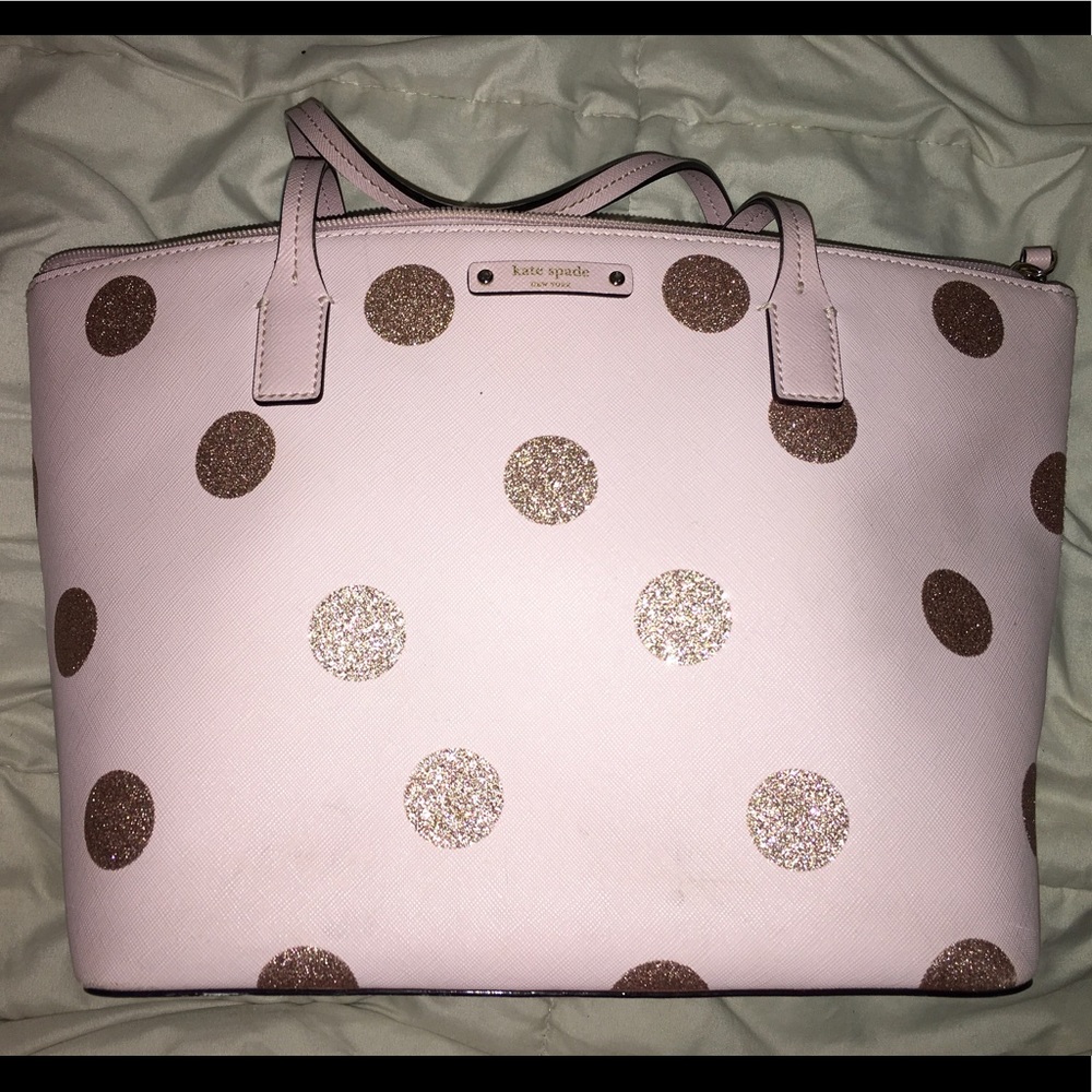 Kate Spade ♠️ Polkadot Tote